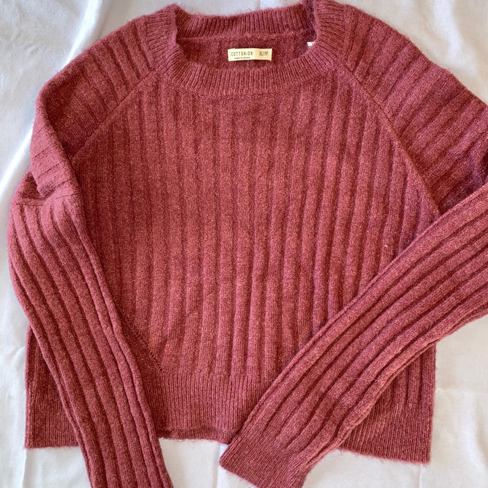 CottonOn Super Soft Crop Top Sweater Long Sleeve
